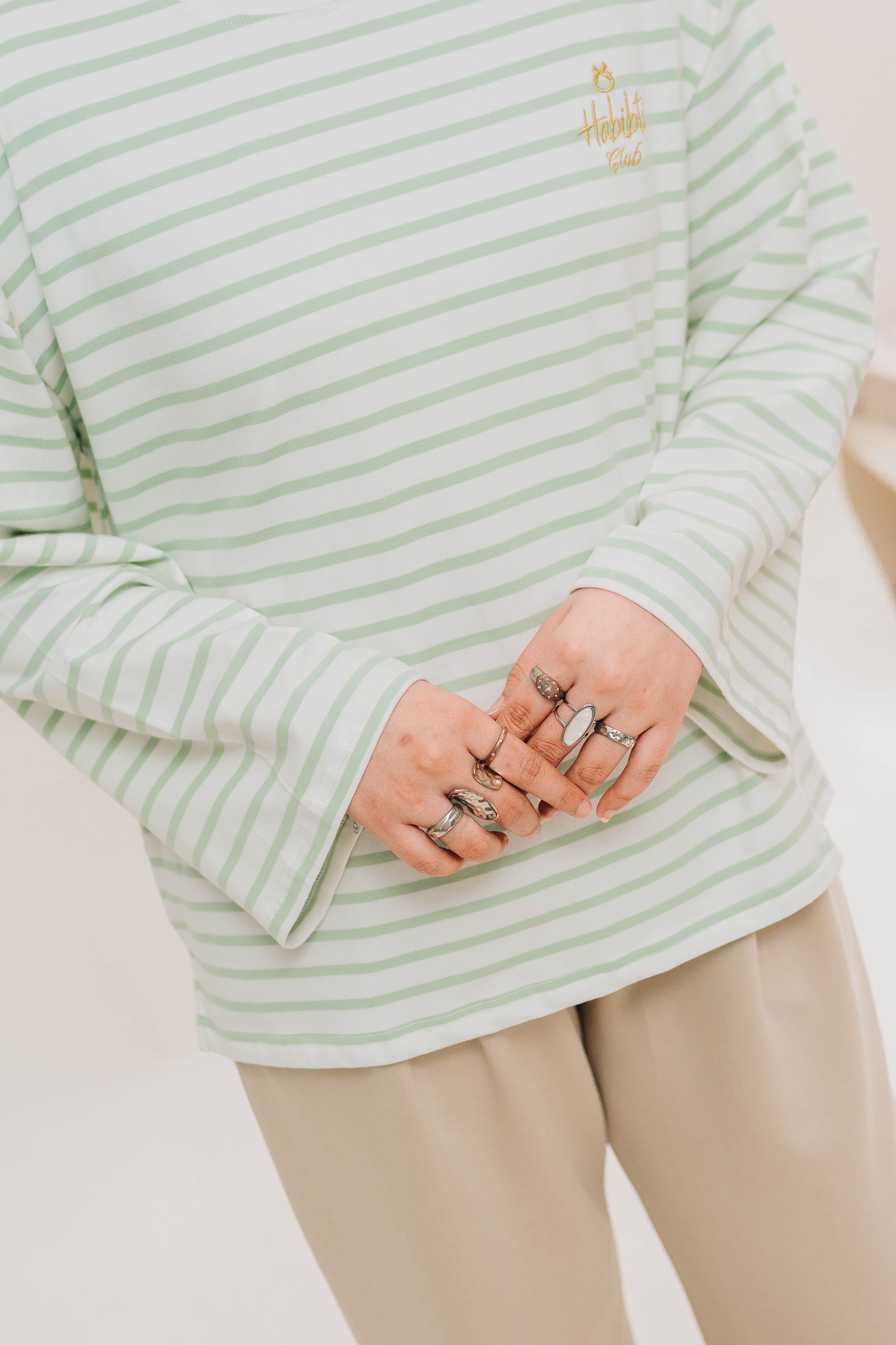 Habibti Stripe Top