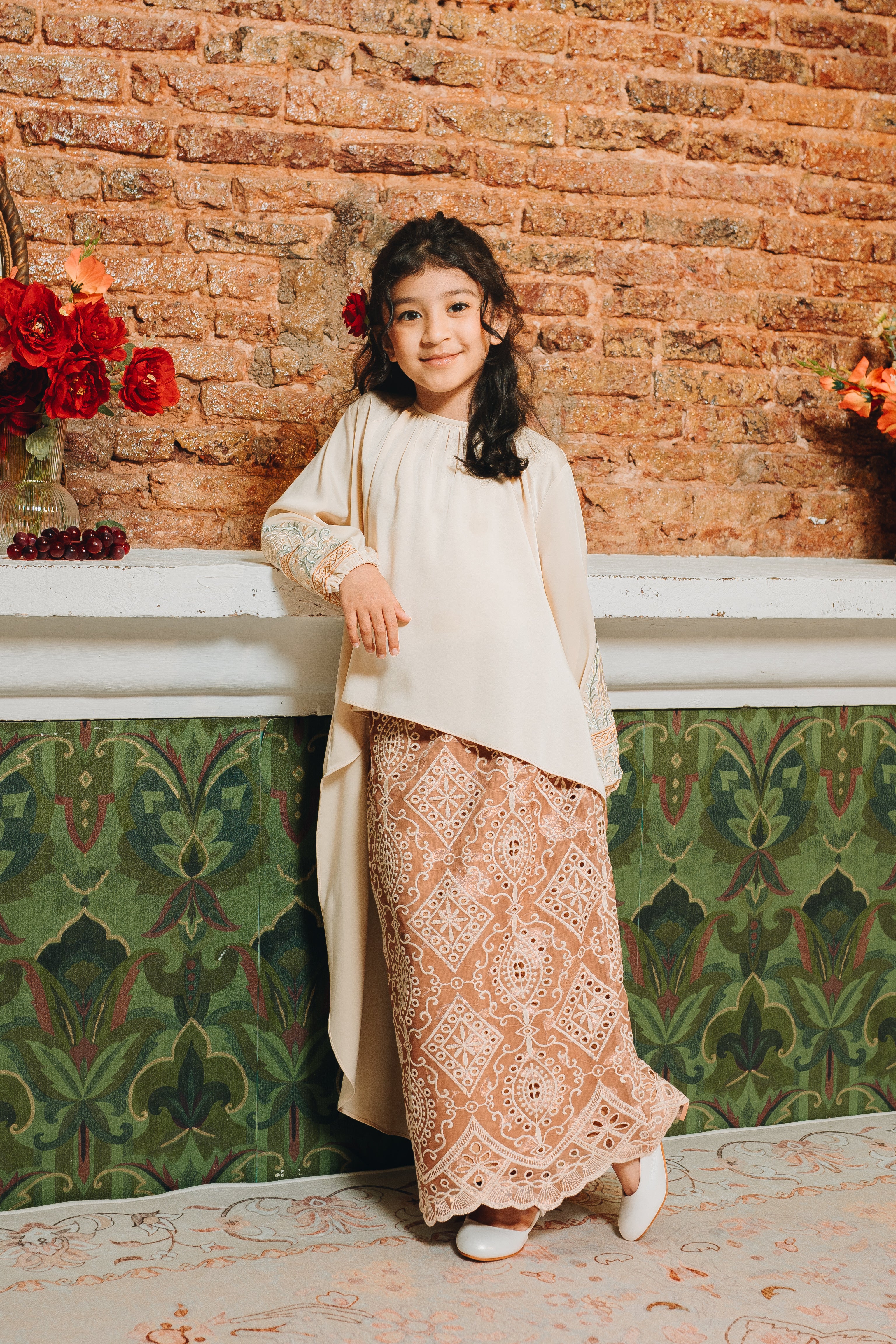 Granada Kids Skirt Set in Bronze