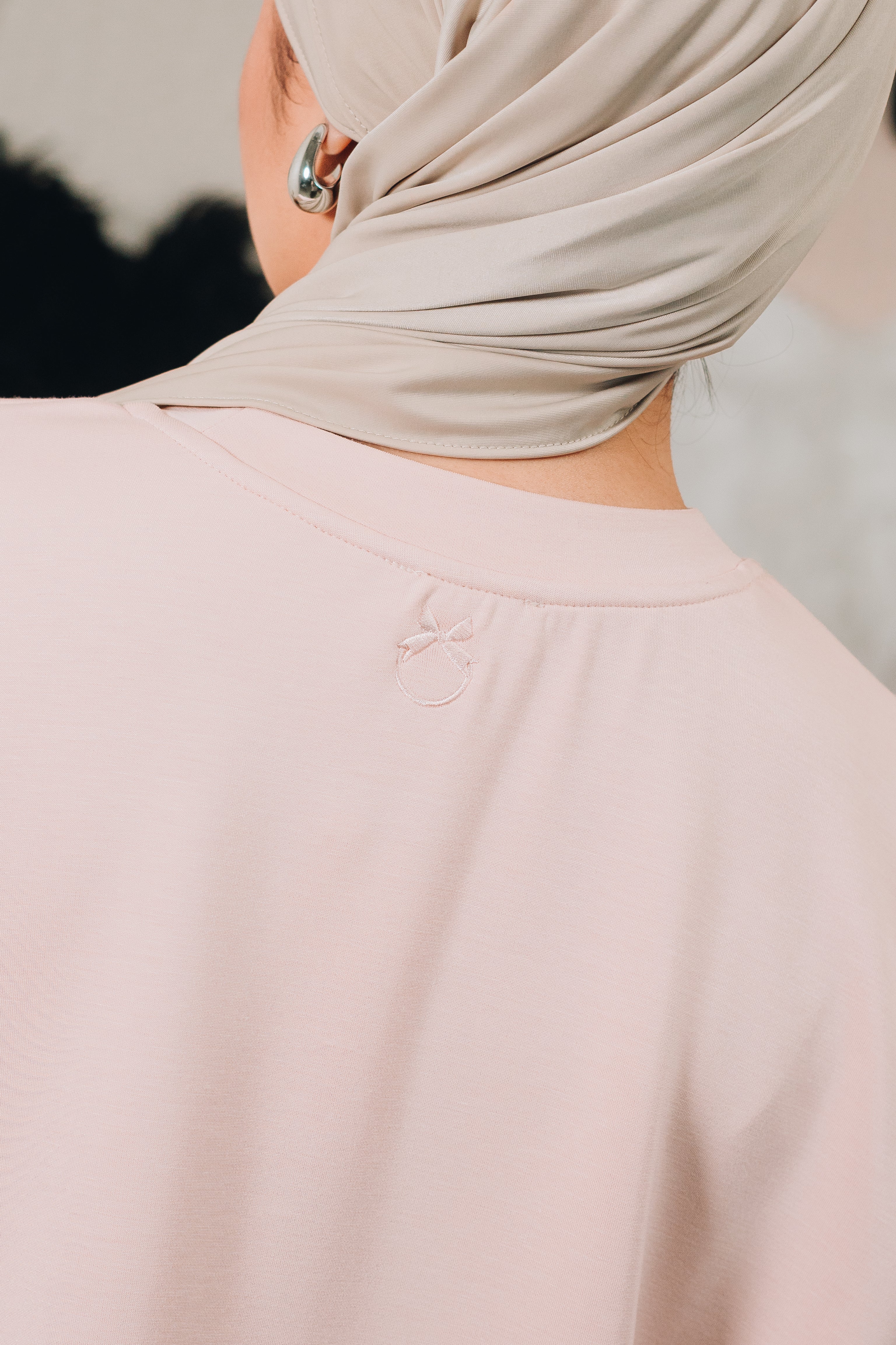 Modal Habibti Sweater in Blush : Calico & Friends Edition