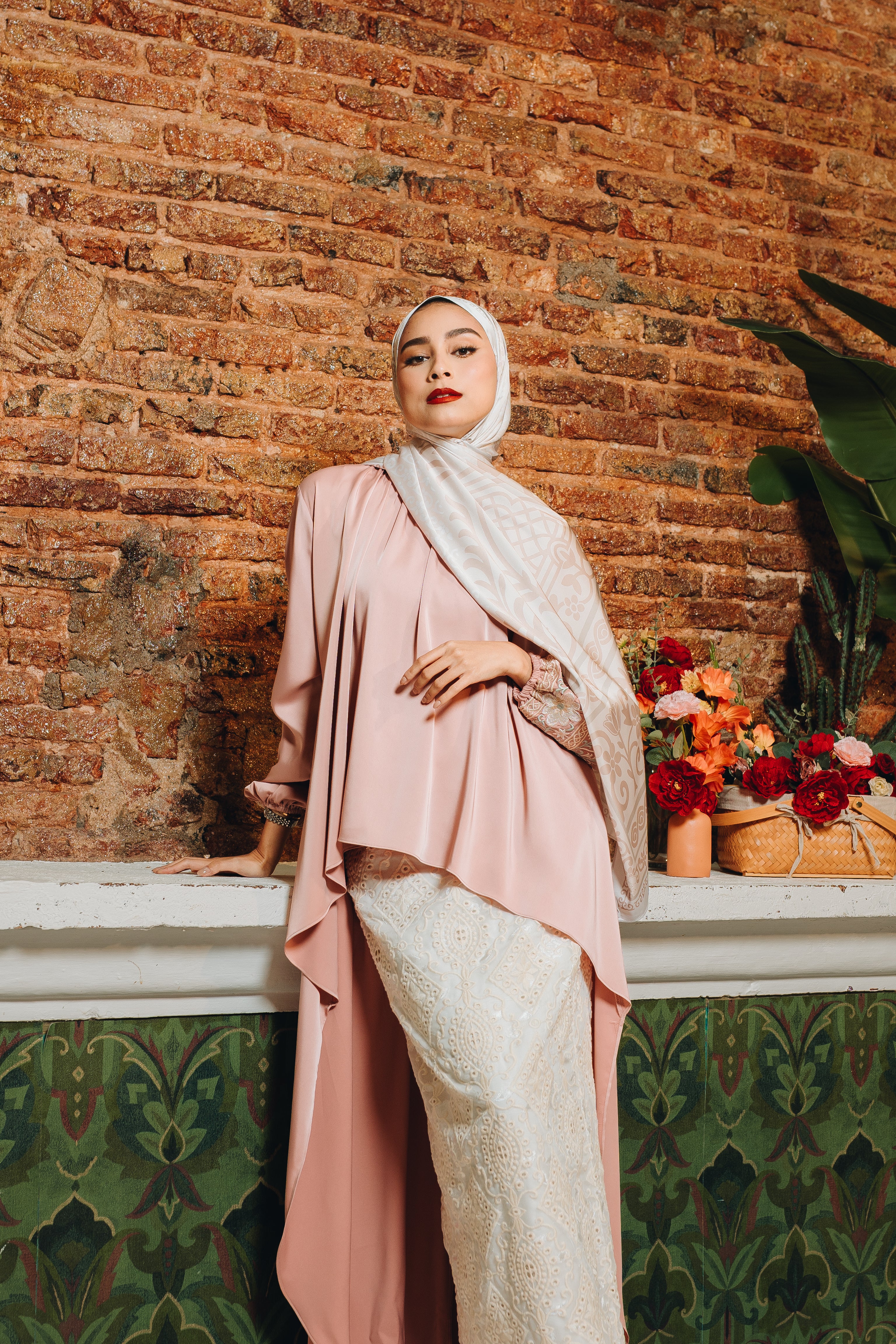 Granada Skirt Set in Rose