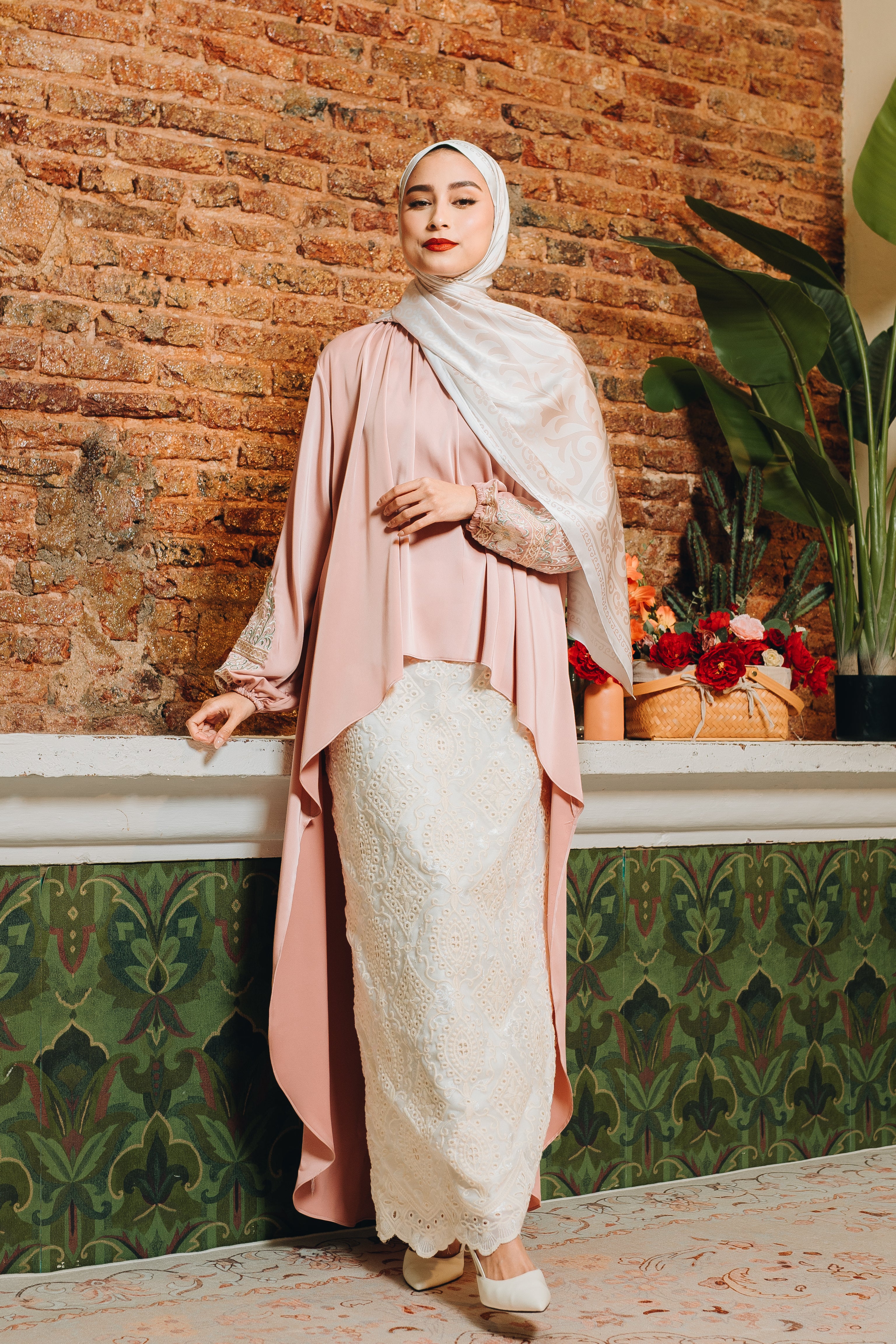 Granada Skirt Set in Rose