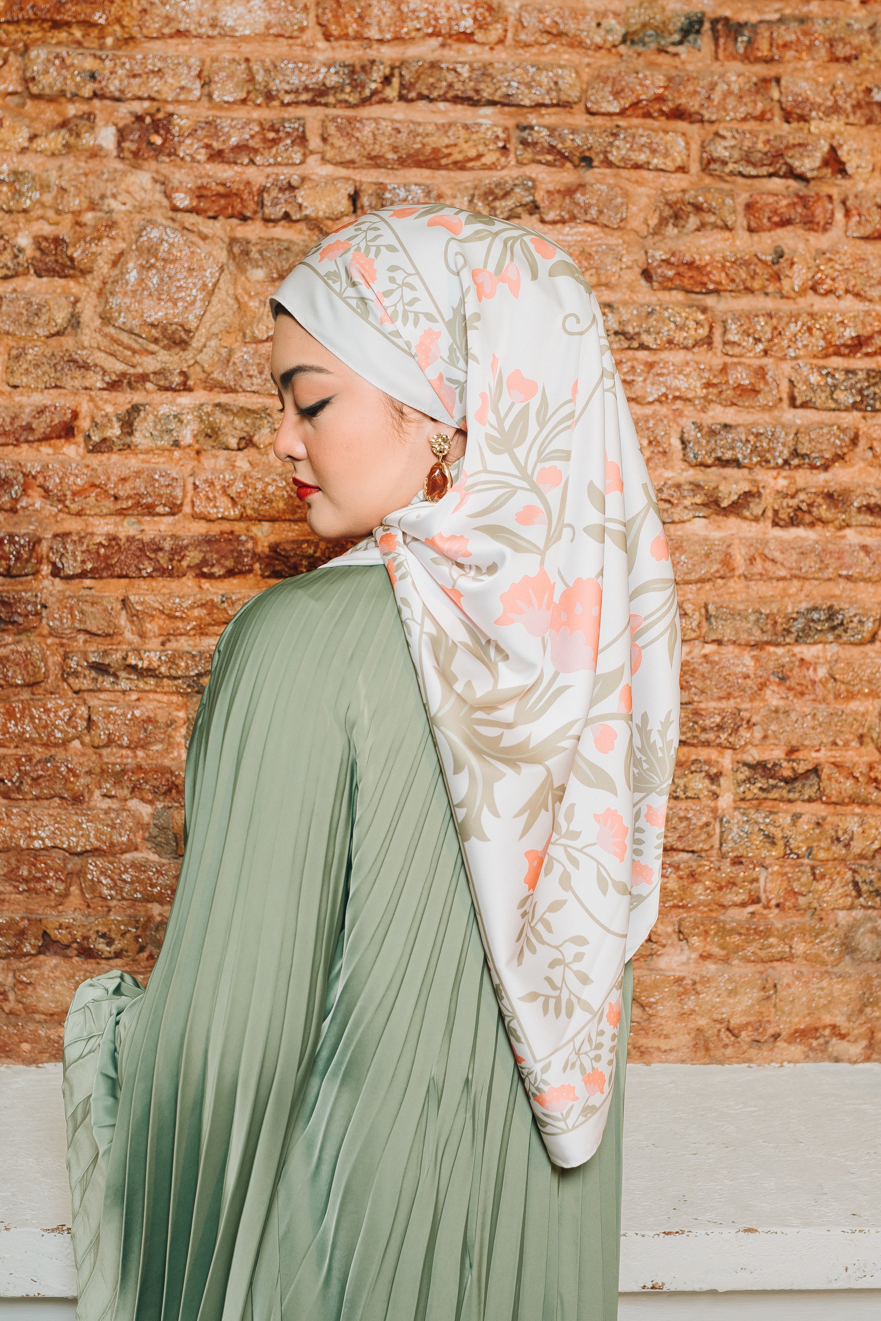 Sofia Luxe Satin Silk Shawl