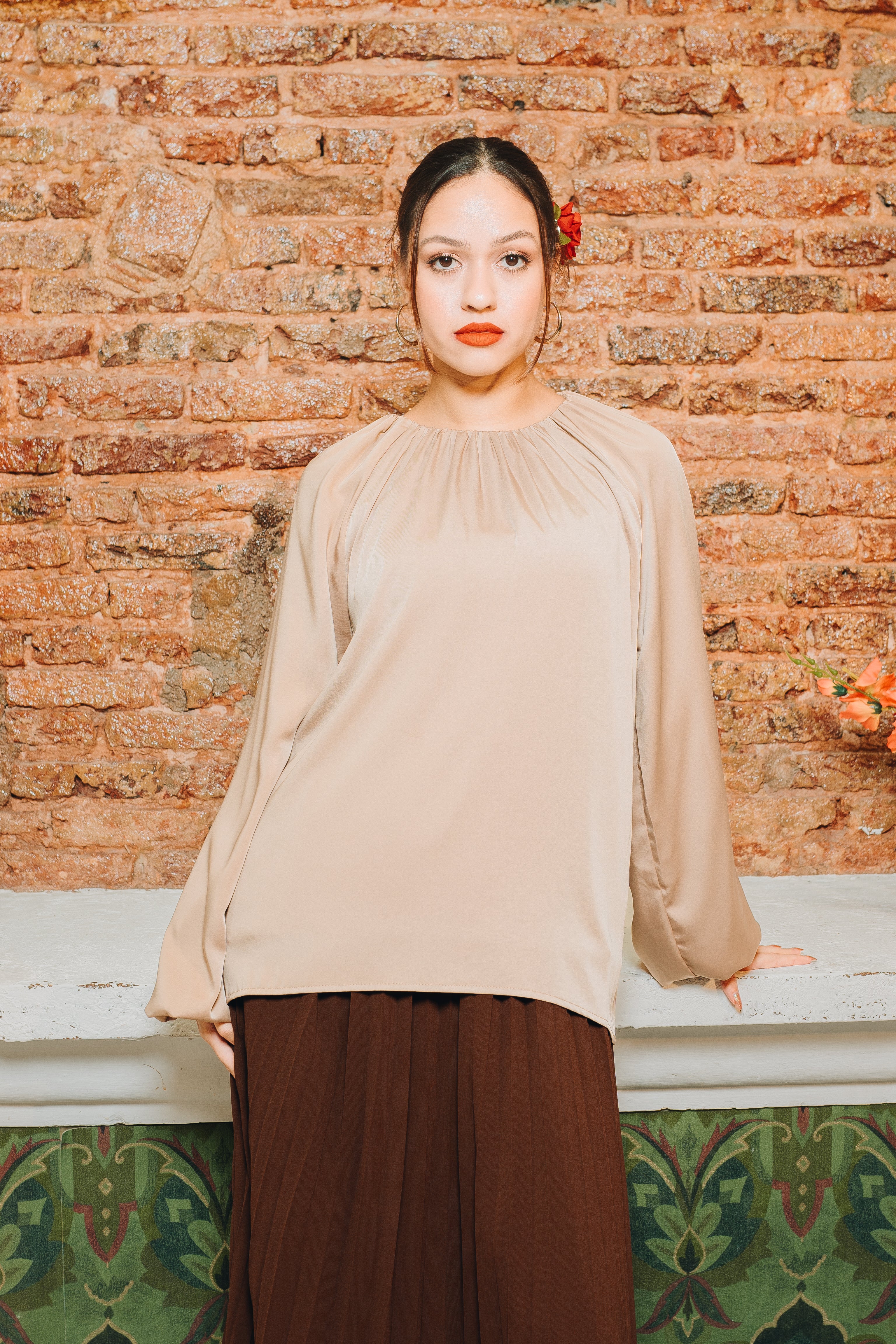 Nina Satin Top