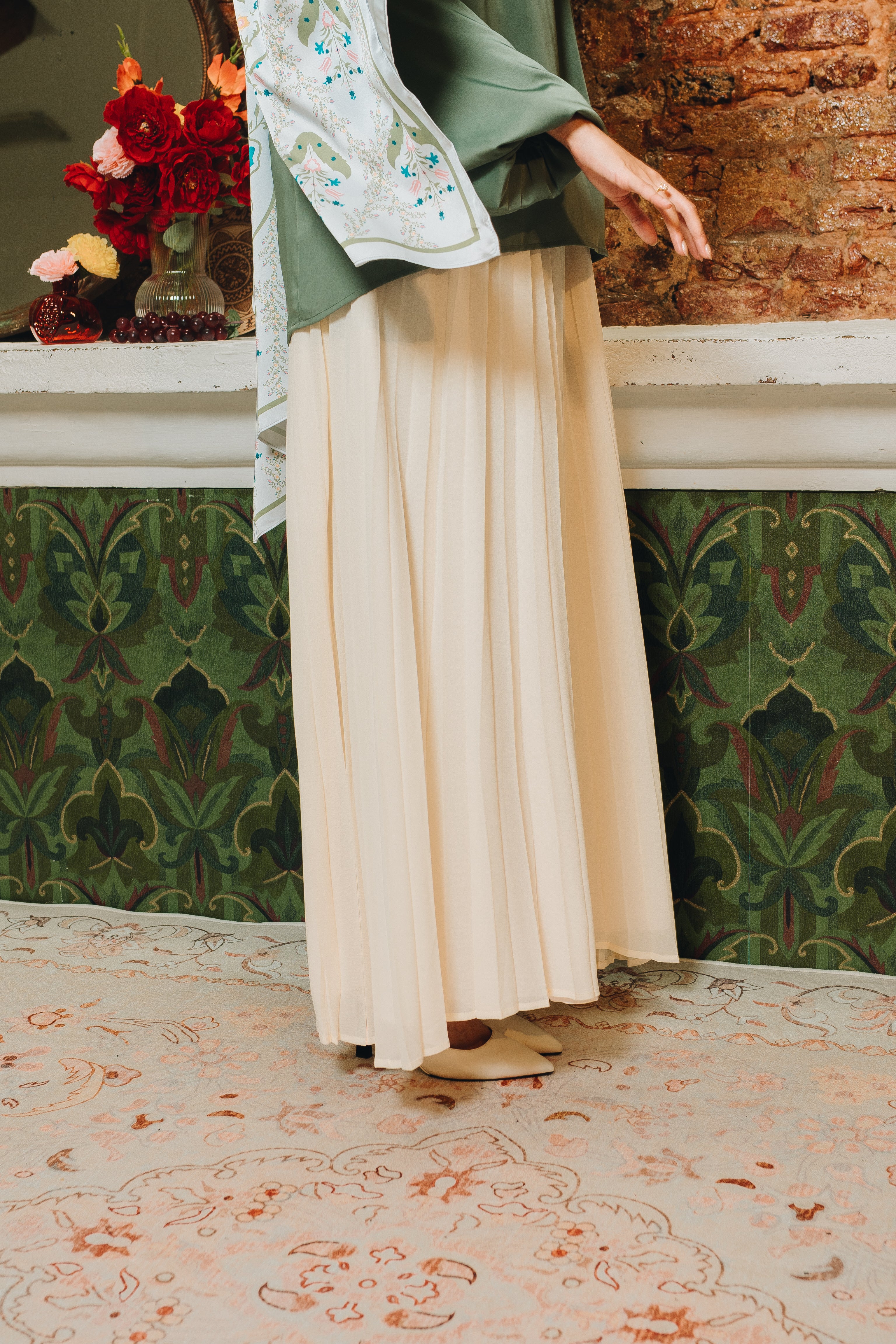 Maria Pleated Skirt